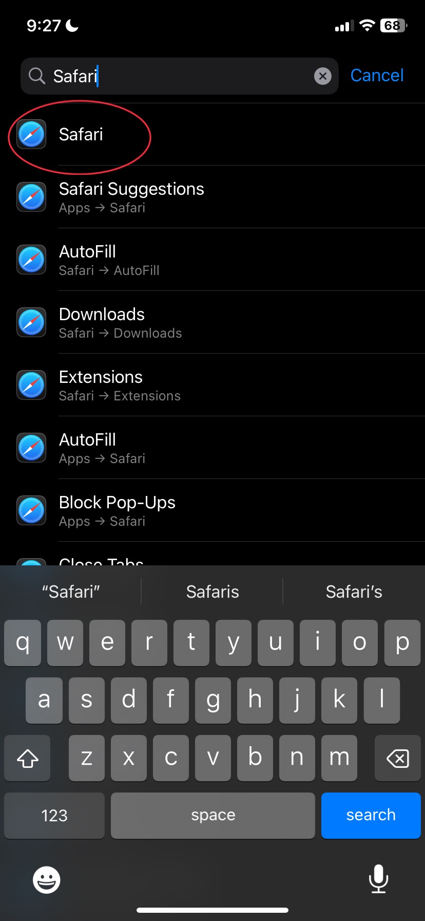 Navigate to Experimental Features
